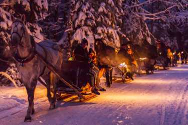 Wycieczka fakultatywna, Kulig z pochodniami